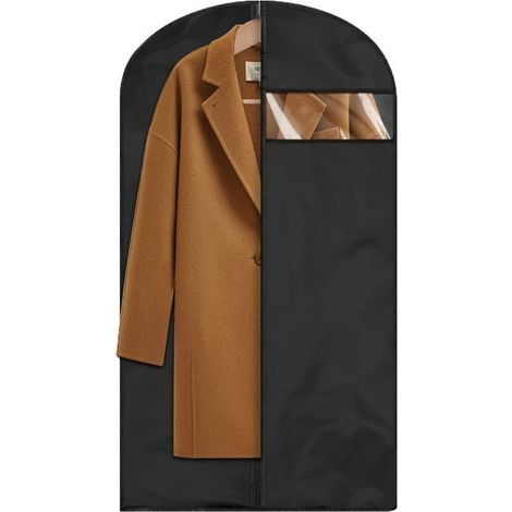 60x140cm Pliable Housses Vêtement Suspendre, Housse Robe Longue Visible, Rangement Vêtements Housse Anti Poussière pour Les Robes de Soirée, Manteaux, Mariée 5pcs (1/5)