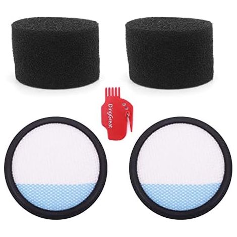 Lot de 2 filtres séparateurs 32 V 24 V compatibles avec les aspirateurs sans fil Vax Blade, comparables à 1-7-138744, 1-7-138743 (1/5)