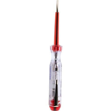 Tournevis testeur de tension plat 3,5x140mm 250V - Zenitech