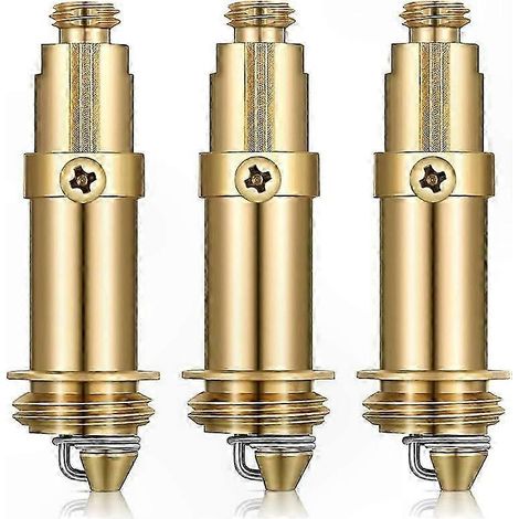 Lot de 3 vis à ressort pour bonde d'évier, adaptées aux bouchons pop-up de baignoire et lavabo, fixation de vidage robuste, pièces de rechange universelles (1/5)