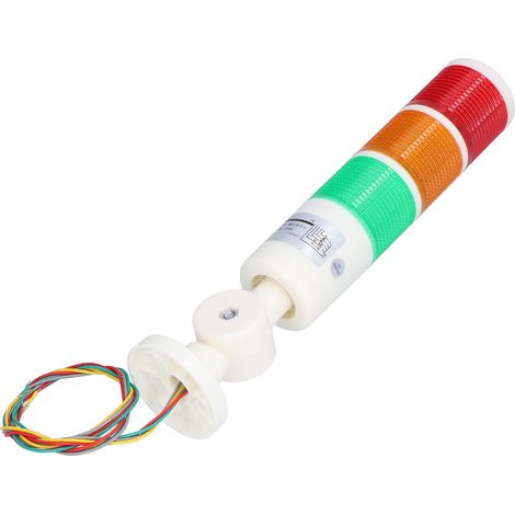 Feu de signalisation LED multicouche BERM BEM-X-50-3T-D, lampe tournante pliable pour machine-outil, alarme tricolore à éclairage permanent, AC220V, modèle autorisé (1/5)