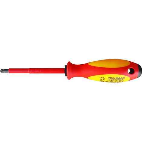 Morsetto Pozidriv isolato a cacciavite 1000V MPz 2 TECHMAN