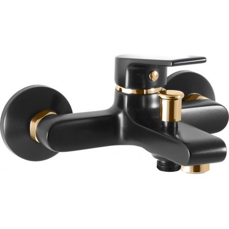 Mitigeur baignoire COLORADO en laiton doré noir-Noir-Noir-- (1/2)