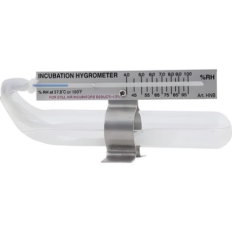 Higrómetro de pabilo - Medidor de humedad - Ideal para  incubadoras