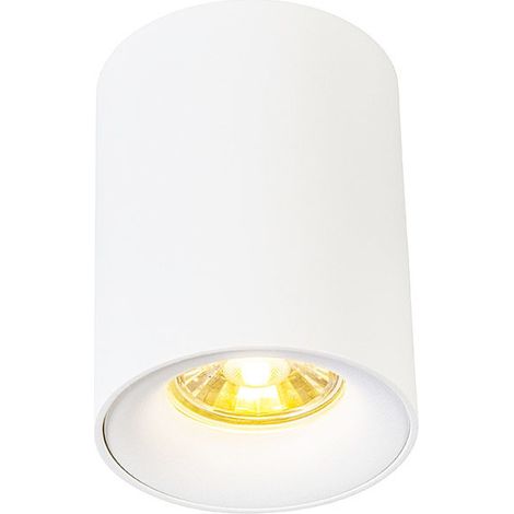 QAZQA Moderner Aufbaustrahler weiß GU10 50mm - Ronda