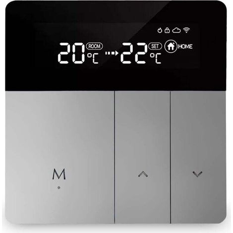 Thermostat Intelligent Thermostat de Chauffage Thermostat d'ambiance Thermostat WiFi Thermostat Mural Intelligent pour Chauffage par Le Sol électrique Chauffe-eau i8HGA (1/4)