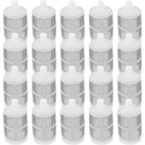 20-teiliges Wasserfilter-Sieb für elektrische Gartenspritzen, 8-mm-Filtergitter für automatische Bewässerungssysteme und Hochdruckreiniger