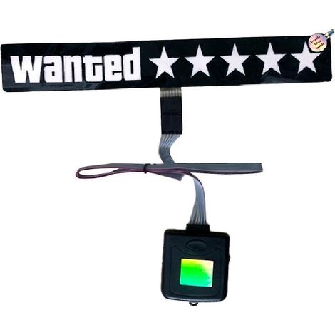 Autocollants LED blancs pour vitres de voiture, style électrique, pour panneaux lumineux JDM - (1/5)