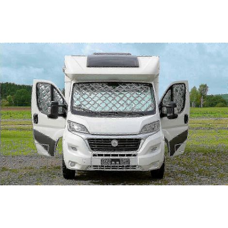 Stores thermiques pour pare-brise, pare-soleil, ensemble store enrouleur compatible avec Fiat Ducato 2006-2022 (1/5)
