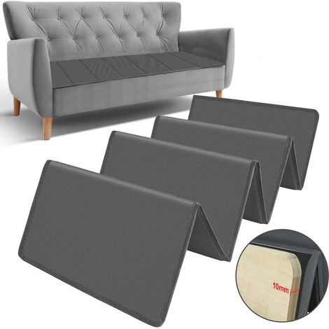 Coussin de support pour canapé affaissé 167,5 x 43 cm, planche et coussin réparateur et sauveur de canapé pliable avec tissu Oxford et planches en bois, pour la plupart des canapés 3 places (1/5)