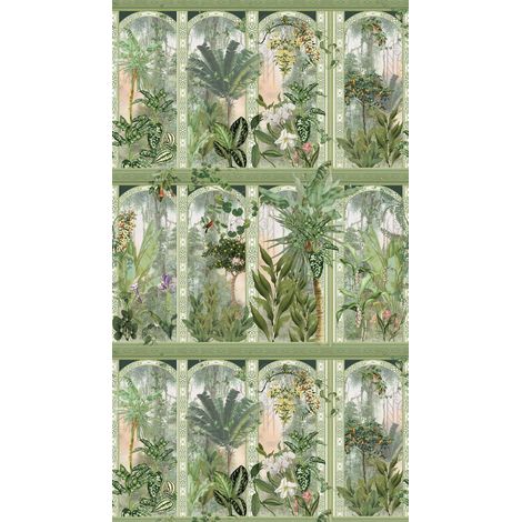 A.S. Creation Fototapete Livingwalls The Wall II 393151 Ein Motiv pro Rolle 2.80 x 1.59 m Dschungel Grün (1/3)