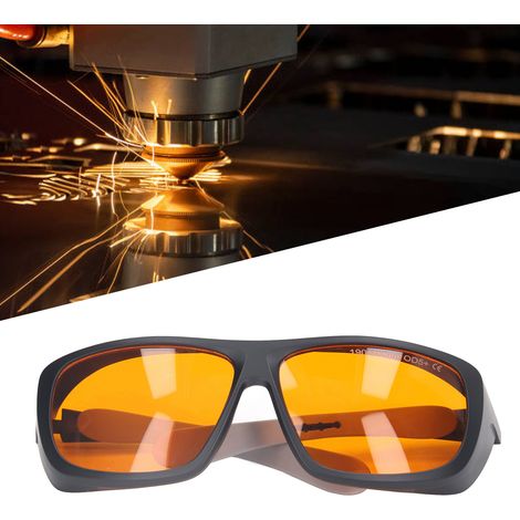 Lunettes de protection pour techniciens en fibre optique 190-500 nm, lunettes opératoires professionnelles, noires. (1/5)
