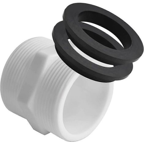 Adaptateur de tuyau de piscine 1,5 pouce pour tuyau de pompe de piscine avec joints toriques - Pièces détachées pour adaptateur de tuyau de piscine (1/5)