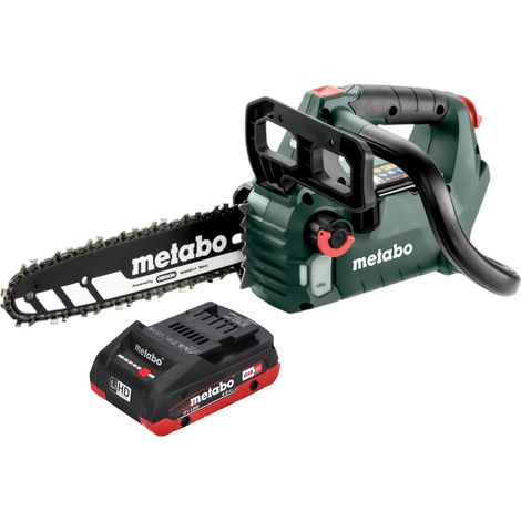 Metabo MS 18 LTX BL 25 Akku Kettensäge 18 V 25 cm Brushless + 1x LiHD Akku 4,0 Ah - ohne Ladegerät (1/5)