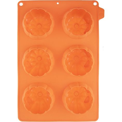 Molde de silicona para magdalenas de Halloween, 27x18x4 cm (1/5)
