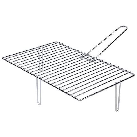 Griglia zincata a 3 gambe per caminetti. 46,6x28cm