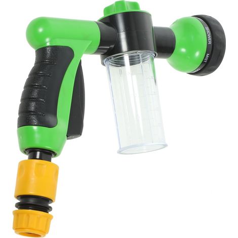 Accessoire pour Embout Plastique Multifonction et Raccords, Buse Réglable pour Arrosage Jardin Facile et Portable