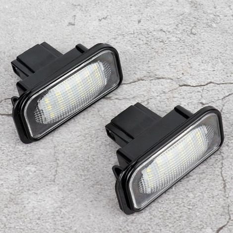 Paar 18" LED-Kennzeichenleuchten für Mercedes W203 W211 W219