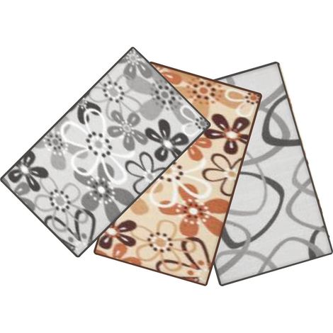 Zerbino fuoriporta rettangolare in nylon 40x80 cm Brixo Style