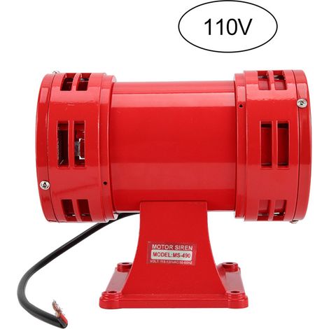Sirène à moteur électrique de sécurité industrielle 150db, alarme continue, avertisseur sonore (110V) (1/5)