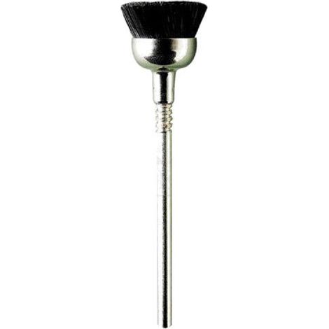 Brosse en crin diametre 12mm sur tige - diametre du mandrin 2.35mm