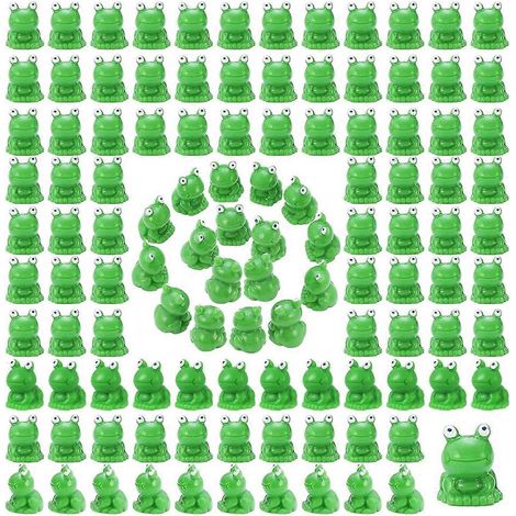 220 grenouilles en résine pour la décoration de jardin, les aménagements paysagers en mousse et les loisirs créatifs. (1/5)