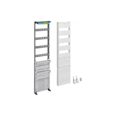 hager Verteilerfeld, univ.Z, H:1050mm, VT 4-reihig, 1-feld., 300mm APZ unten u. 1x RFZ (1/2)