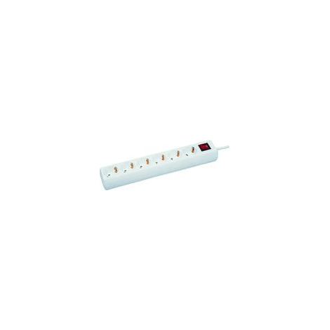 Presa Schuko MicroConnect a 6 vie 3M Biały