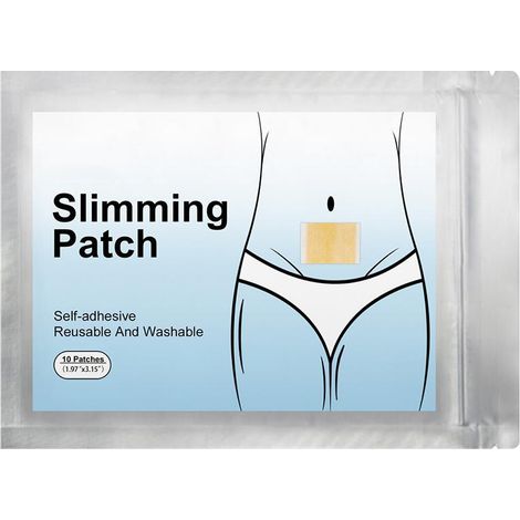 10 autocollants amincissants ventre plat, patchs minceur nombril modelants perte de poids (1/5)