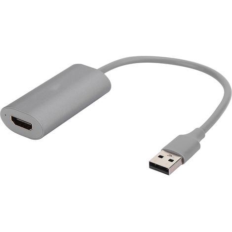 Carte d'acquisition vidéo Acasis HDMI USB 2.0, boîtier d'enregistrement vidéo HDMI pour jeux, DVD, caméscopes, caméras HD, enregistrement et diffusion en direct (1/5)