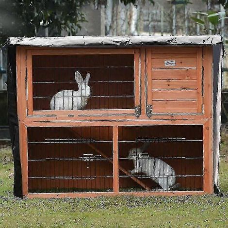Housse imperméable et anti-poussière pour cage de lapin/furet. Cage non incluse. (1/5)