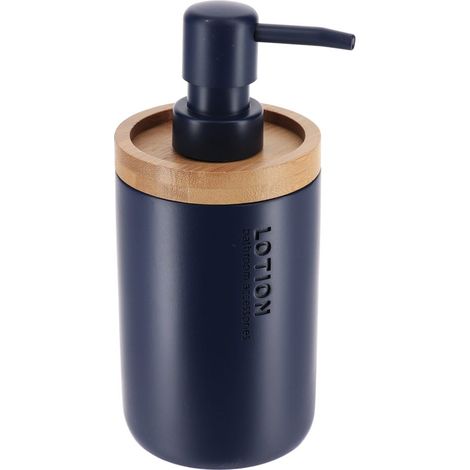 Distributeur a savon polyresine 280 ml - bleu marine - Tendance (1/3)