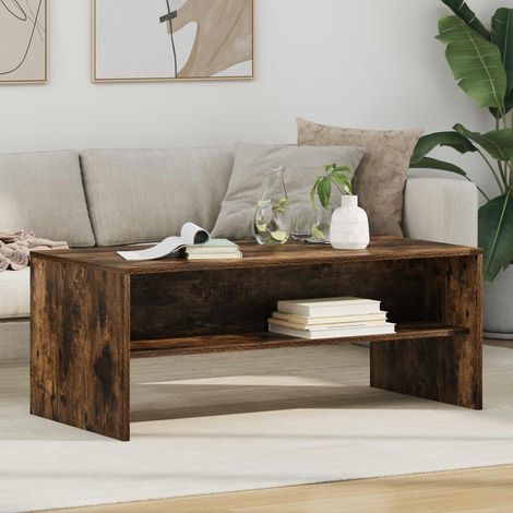 Couchtisch Geräucherte Eiche 100 x 50 x 40 cm Holzwerkstoff