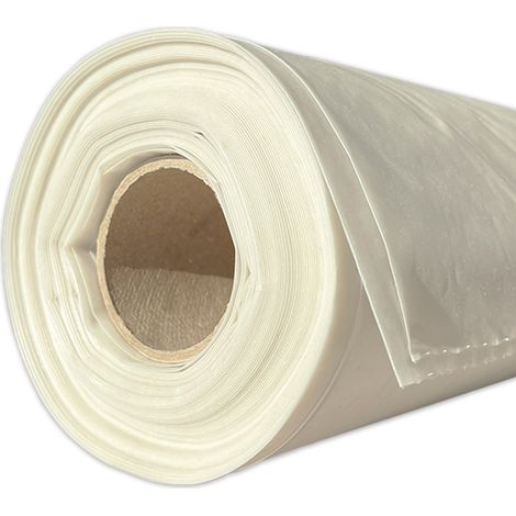 Tecplast – Bâche peinture en rouleau 3x15 m 75 cm – Protection sol translucide 80 microns – Pour chantiers humides – Fabriquée en France - 80RPE