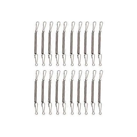 Support à ressort pour distributeur d'eau pour cage de petit animal - Fixation par clip pour bouteille d'eau - Pince en acier inoxydable - Décoration pour cage (1/5)