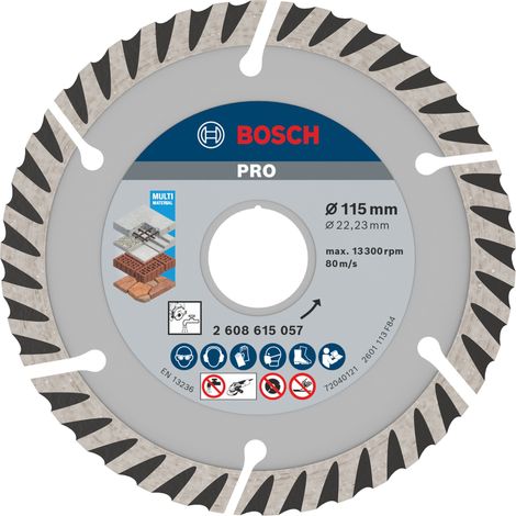 Bosch PRO Multi Material Diamanttrennscheibe, 115 x 22,23 mm