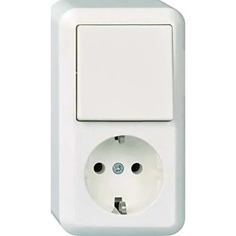 Presa da parete Schneider Electric 388604 combinazione interruttore levetta