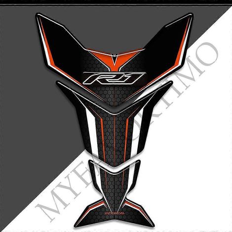 Protection de réservoir avec autocollants, logo et emblème pour Yamaha YZF-R1, YZF R1, R1000 et R1-5. (1/5)