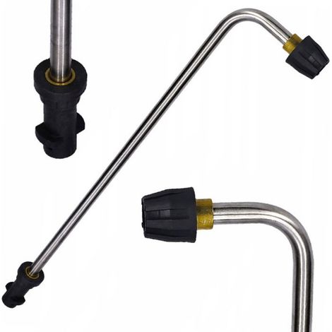 Lance À Buse Angulaire - 90 Degrés - Filetage M18 - Pression Max 160 Bar - Pour Nettoyeurs Haute Pression - 1 Pièce