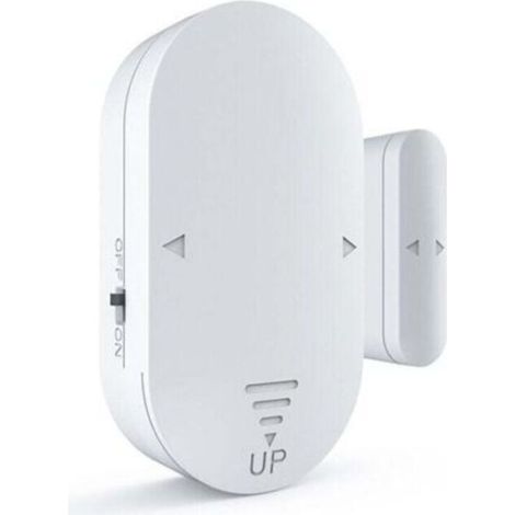 Détecteur d'ouverture avec alarme 130 dB – Alarme porte et fenêtre – Alarme après 15 secondes de porte ouverte – Volume réglable