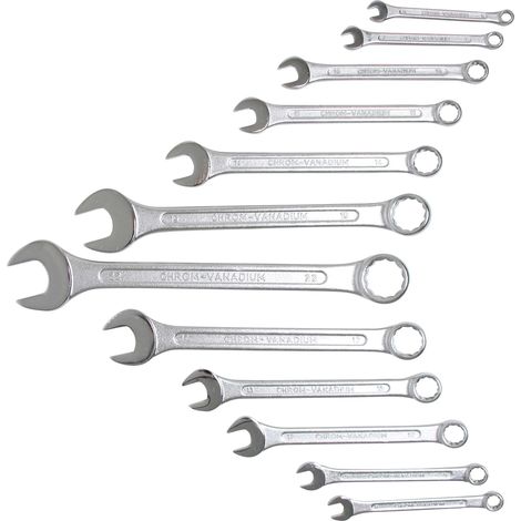 BGS Maul-Ringschlüssel-Satz SW 6 - 22 mm 12tlg. - 1194