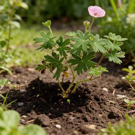 Géranium vivace sanguineum Striatum 20cm Godet 9cm - Geranium (1/4)