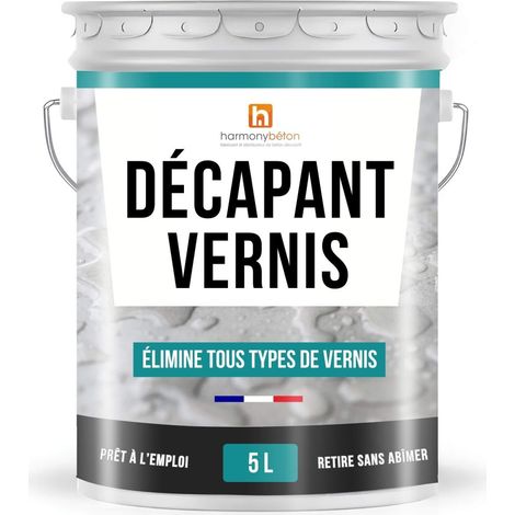 Décapant vernis - 5 L - Harmony Béton (1/5)