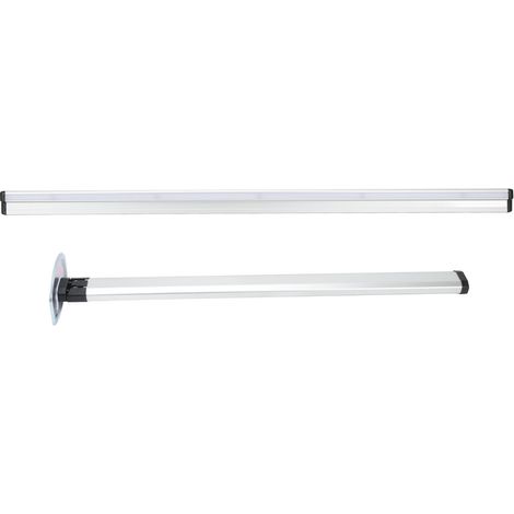 Pied de Table pliable en alliage d'aluminium, support mural amovible avec Rail de guidage pour camping-car, véhicule, Yacht, 725mm (1/5)