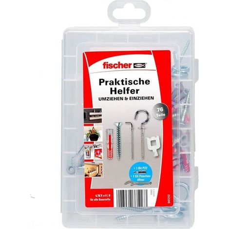 Kit di fissaggio fischer 547212 76 pezzi scatola trasparente