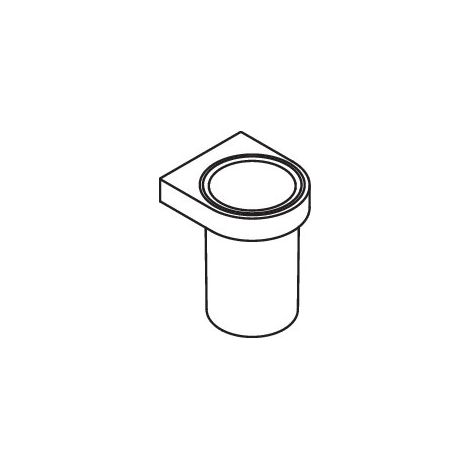 HEWI 800.04.11060 AS gobelet plastique avec support système 800 (1/4)