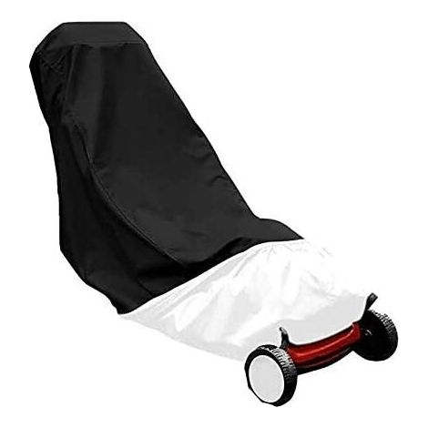 royaluxe - Housse de Protection pour Tondeuse à Gazon pour Extérieur Jardin Pelouse Polyester 190T Imperméable Protection UV Coupe-vent, 188 63.5cm (1/5)