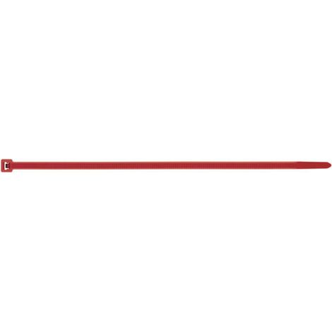 Colliers de serrage Nylon Rouge 3.6X200 - 1 pièce (1/4)