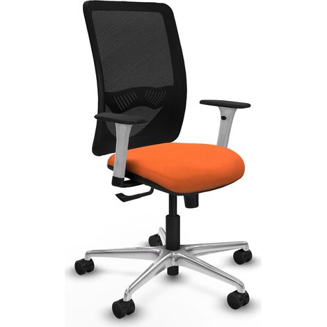 Chaise de bureau piqueras y crespo Zulema blanc mousse découpée (1/2)