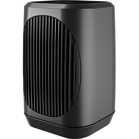 Calefactores eléctricos，Calefactor eléctrico oscilante con cable de 70°，pequeño radiador cerámico PTC de 1200 W con 3 modos，interiores (negro)